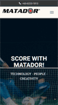 Mobile Screenshot of matadorasia.com